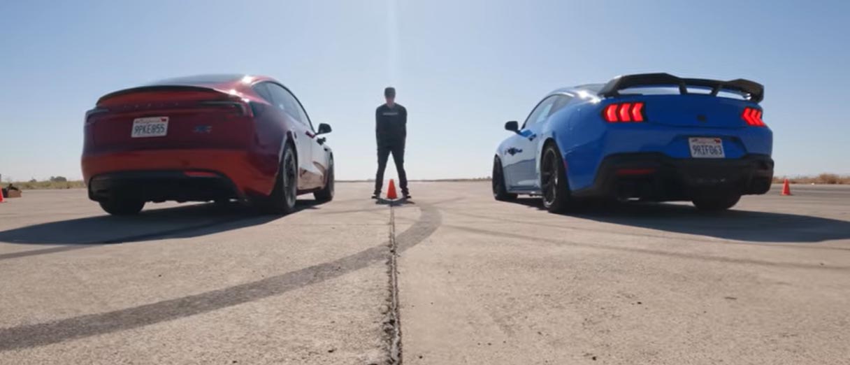 Tesla Model 3 Performance vs. Ford Mustang Dark Horse: A Close Race