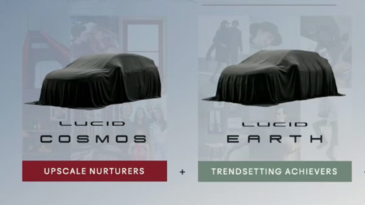 Lucid Reveals Cosmos and Earth Electric SUVs Targeting Model Y