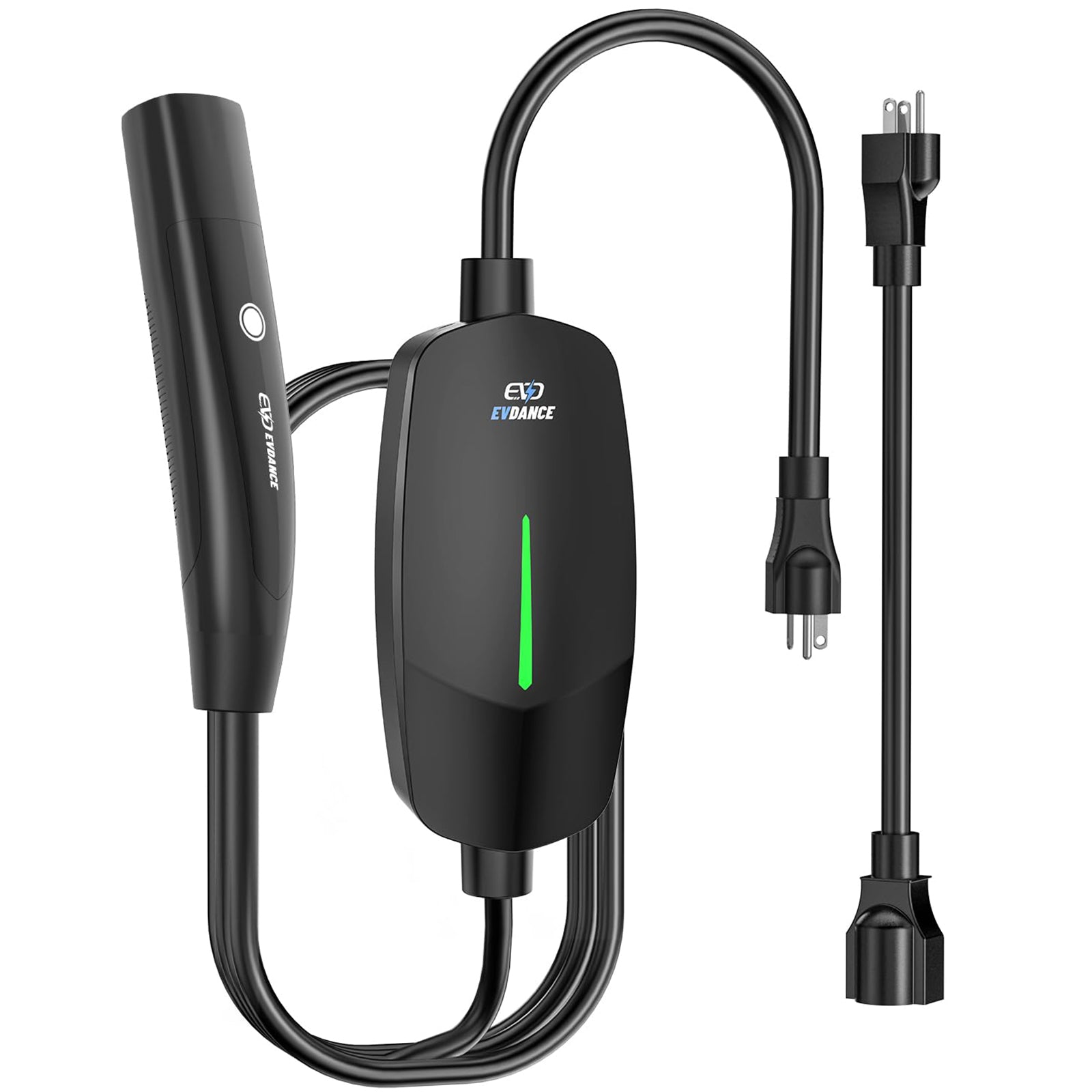 EVDANCE Portable Tesla Level 1 EV Charger | 110V &240V| 16 Amp | NEMA 5-15&6-20