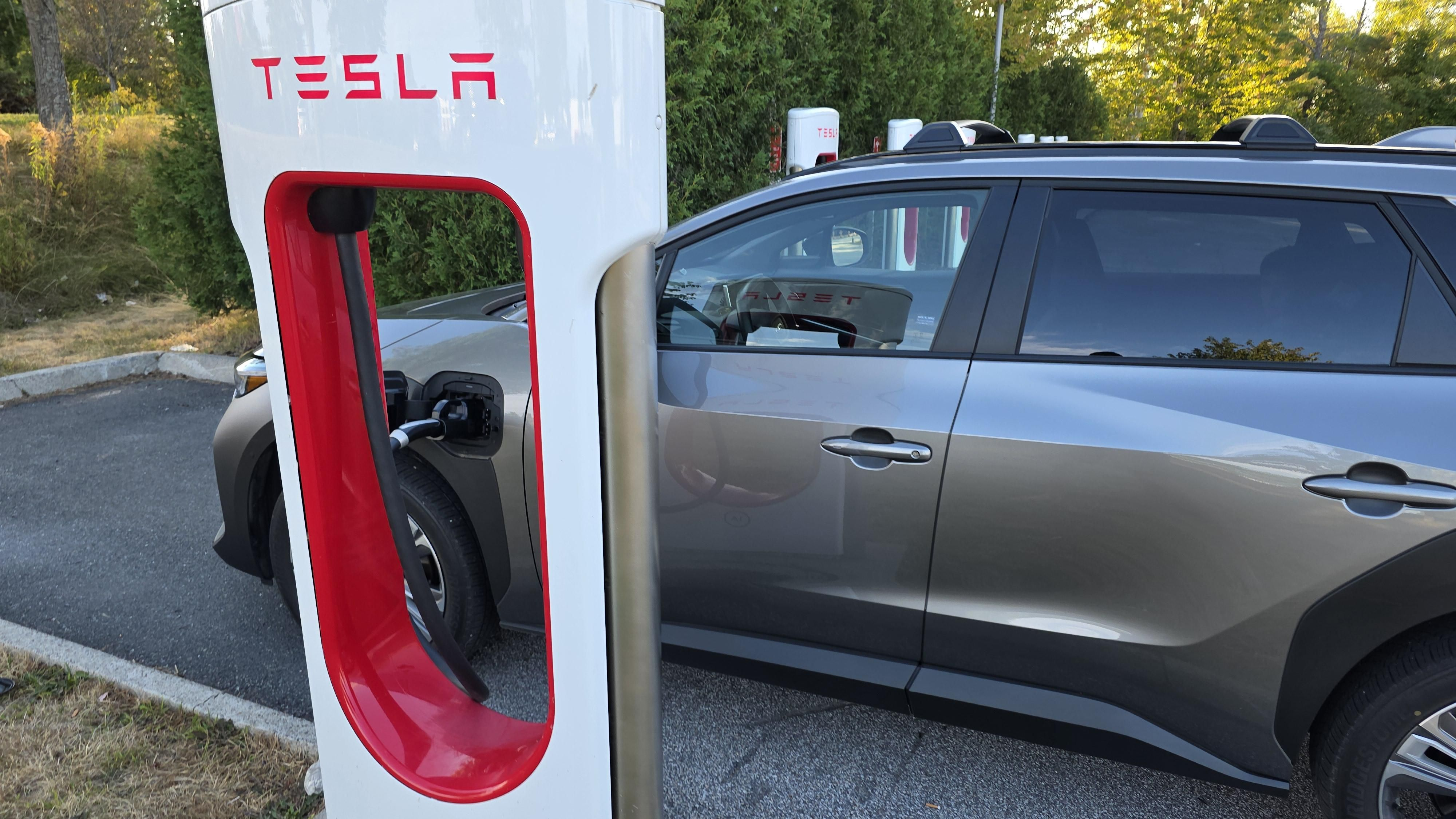 2026 Subaru Solterra is Supercharging with EVDANCE NACS to CCS1 Adapter