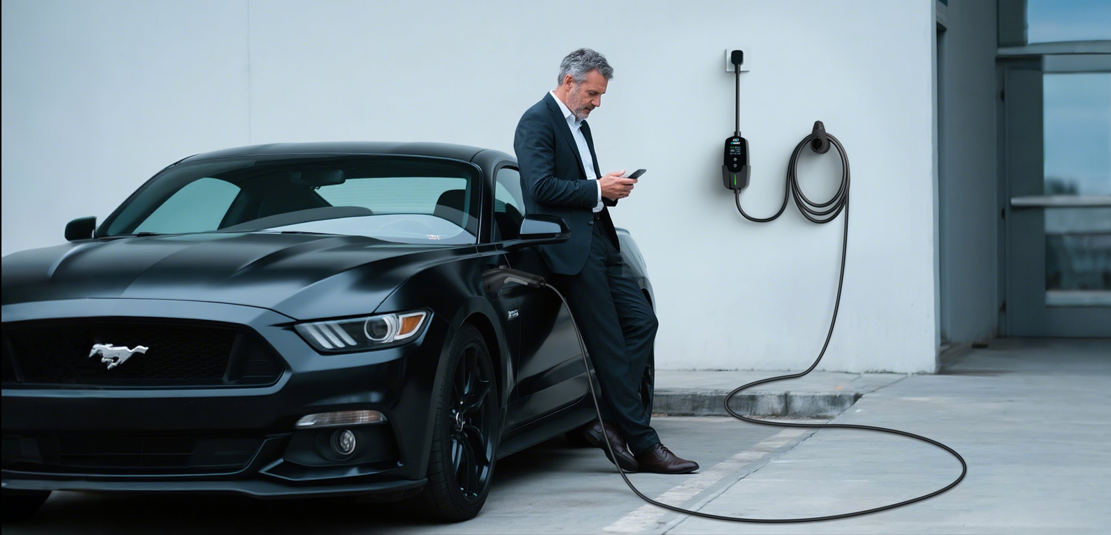 EVDANCE Level 2 Portable / Home EV charger with app control
