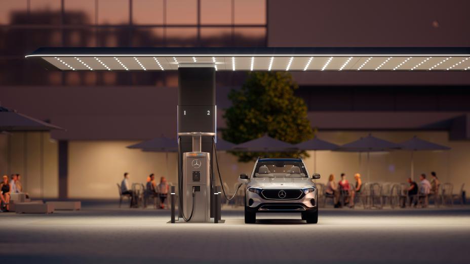 Mercedes-Benz Builds a Charger Network Designed for a No-Adapter Future