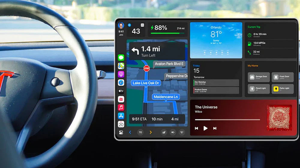 Tesla’s Shift Toward Apple CarPlay