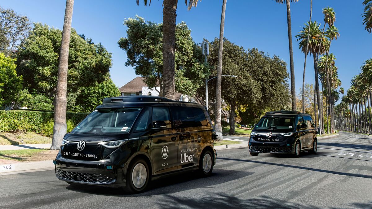 Volkswagen ID. Buzz Self-Driving Vans Begin Testing in Los Angeles