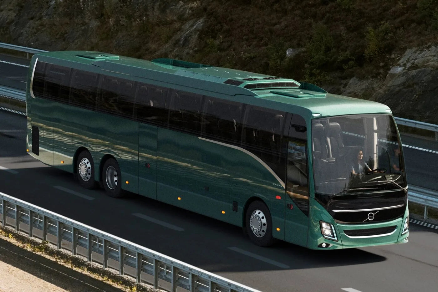 Volvo BZR Electric coach chassis