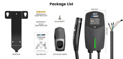 EVDANCE Flux Pro Home Level 2 NACS/Tesla  EV Charging Station Wifi Enabled ETL Certified
