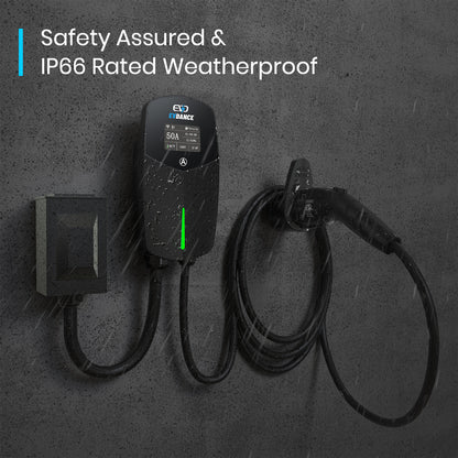 EVDANCE Flux Pro Home Level 2 J1772  EV Charging Station Wifi Enabled ETL Certified