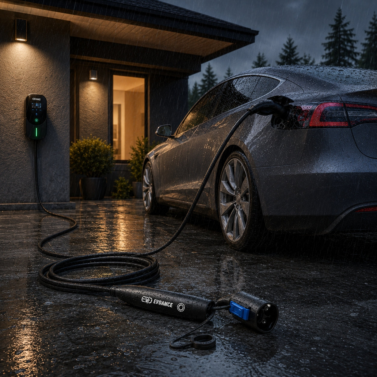 EVDANCE Nexus Reach Tesla EV Charging Extension Cords 40A 21FT