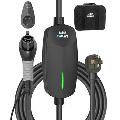 EVDANCE Level 2 Portable EV Charger 32Amp, 240V, NEMA 14-50 Plug