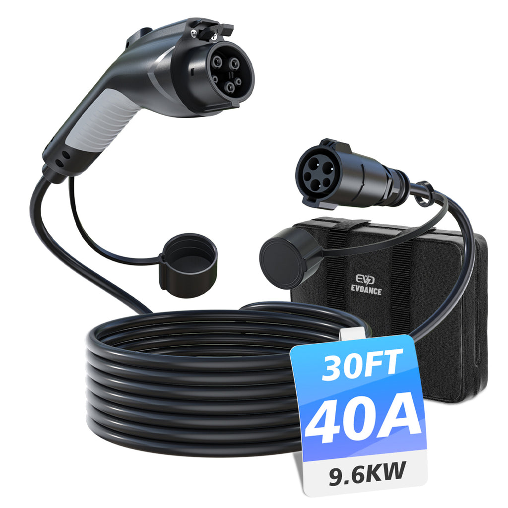 EVDANCE J1772 Extension Cord 40A 30FT