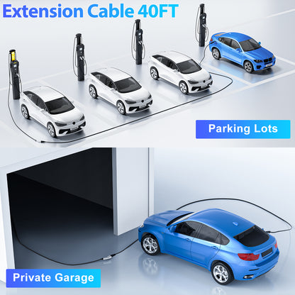 EVDANCE J1772 Extension Cord 32A 40FT