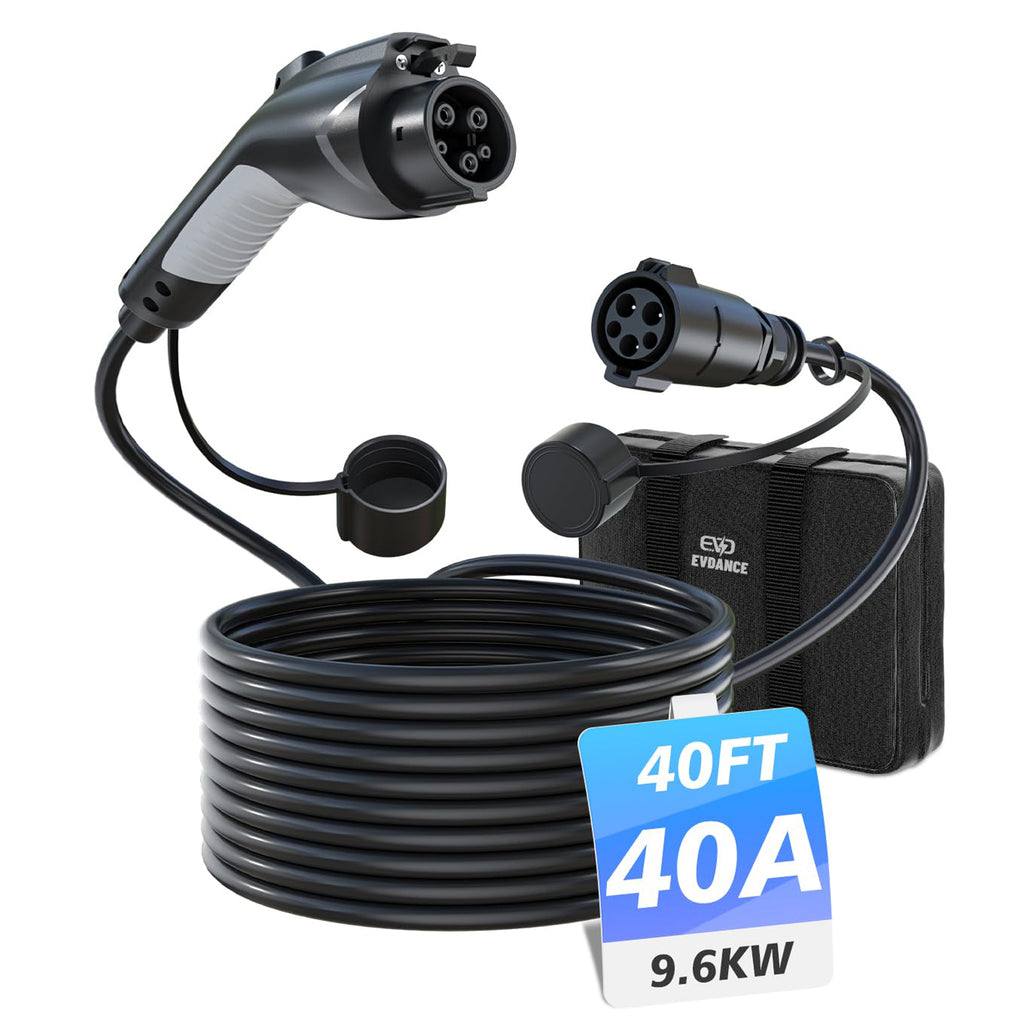 EVDANCE J1772 Extension Cord 40A 40FT