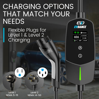 EVDANCE Level 2 EV Charger EVSE | ETL Certified