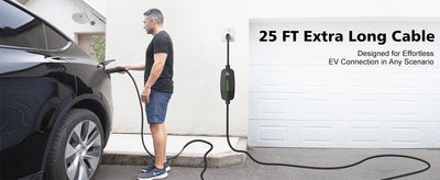 Mobile-Level-1-Tesla-Charger-25-FT-Extra-Long-Cable