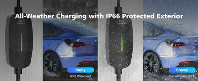 Mobile-Level-1-Tesla-Charger-All-Weather-Charging-with-IP66-Protected-Exterior