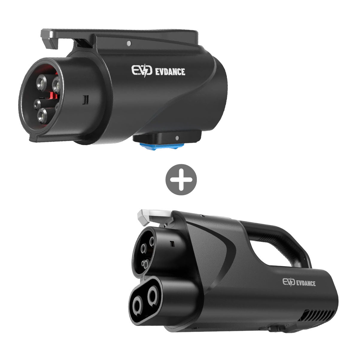 EVDANCE Pulse Fusion NACS DC To CCS1 Adapter + NACS To J1772 Adapter