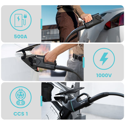 EVDANCE Pulse Fusion NACS DC-zu-CCS1-Adapter