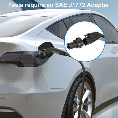 Tesla Require an SAE J1772 Adapter