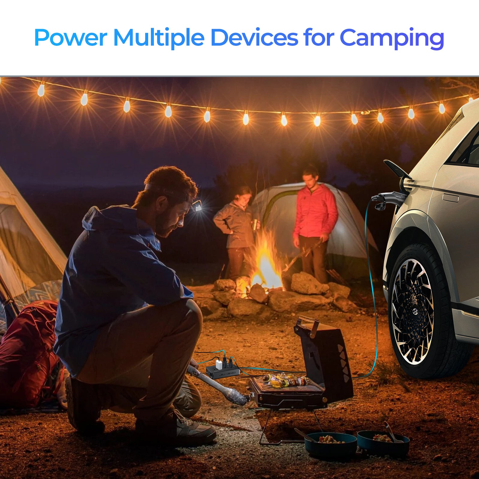 ioniq 5 camping tent V2L Adapter Hyundai Ioniq 5 6 Kia EV6 EV9 15A
