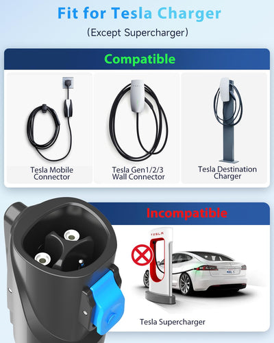 Tesla to J1772 Charging Adapter for all tesla charger, not for tesla superchager