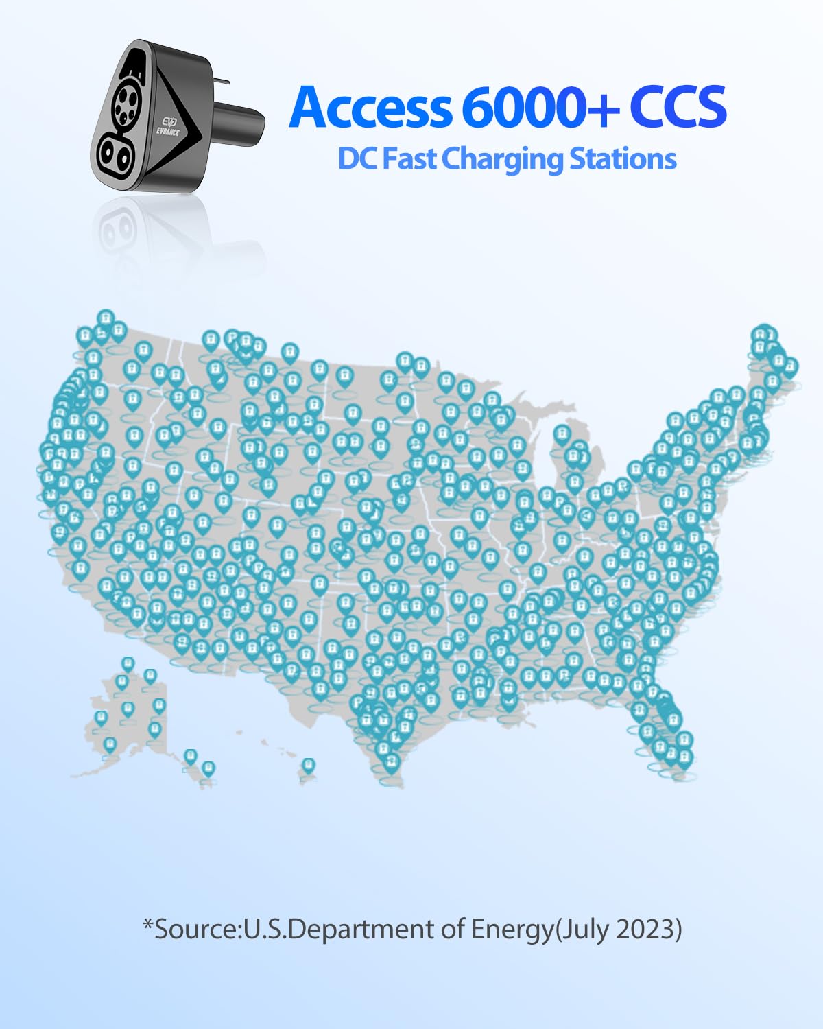 access 6000+css. with Fast DC Charging stations