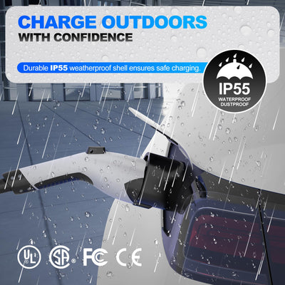 charge outdoors with condindence