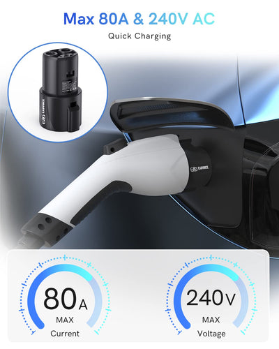 J1772 to Tesla Charging Adapter & Level 2 EV Charging - EVDANCE