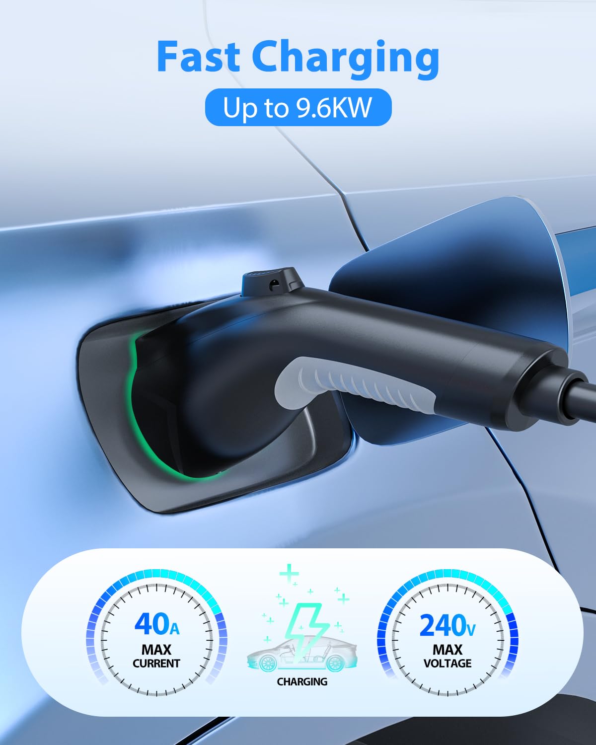 Fast charging up to 9.6KN/H