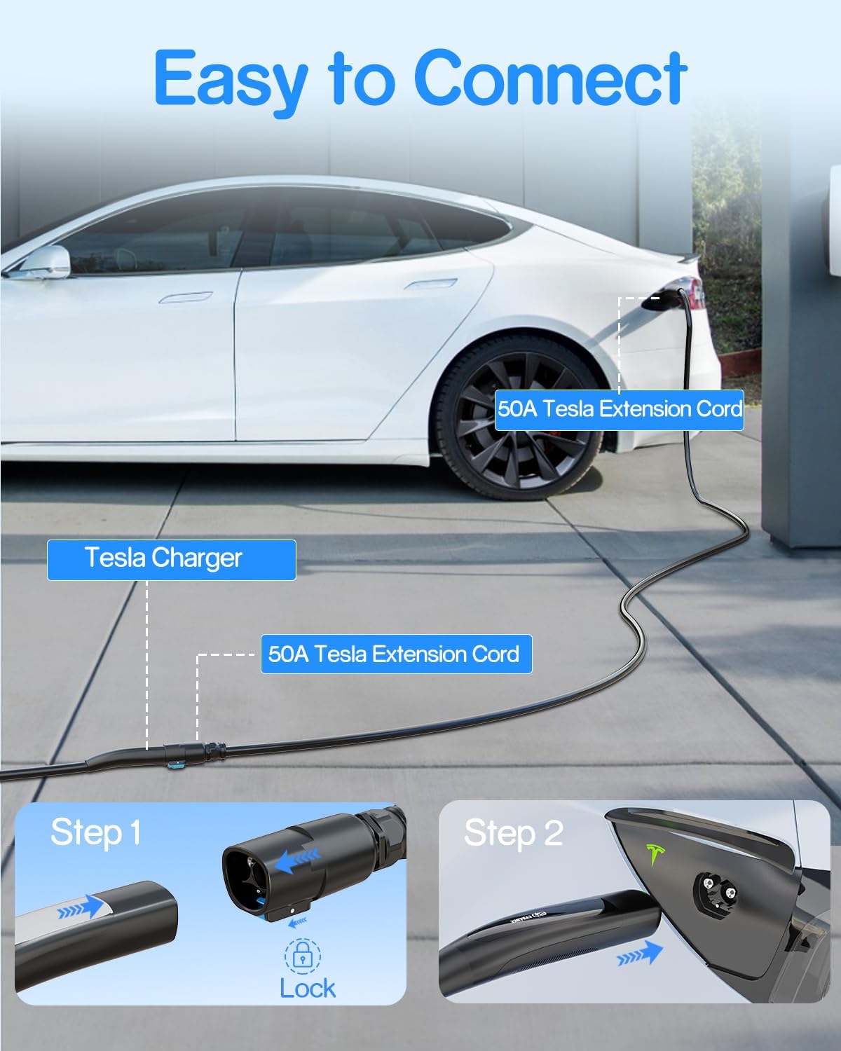 tesla mobile charger extension cord