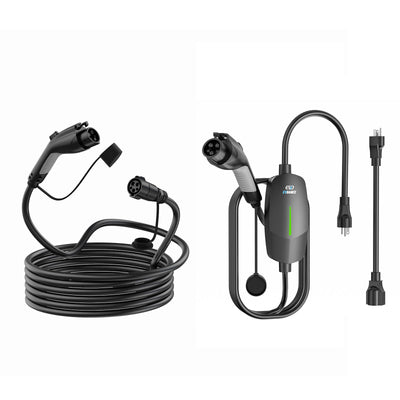 EV Charger Extension Cable 40FT with Level 2 Charging Station - EVDANCE